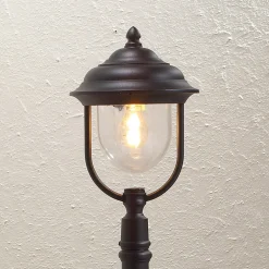 Romantische padlamp PARMA, zwart
