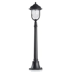 Romantische padlamp PARMA, zwart