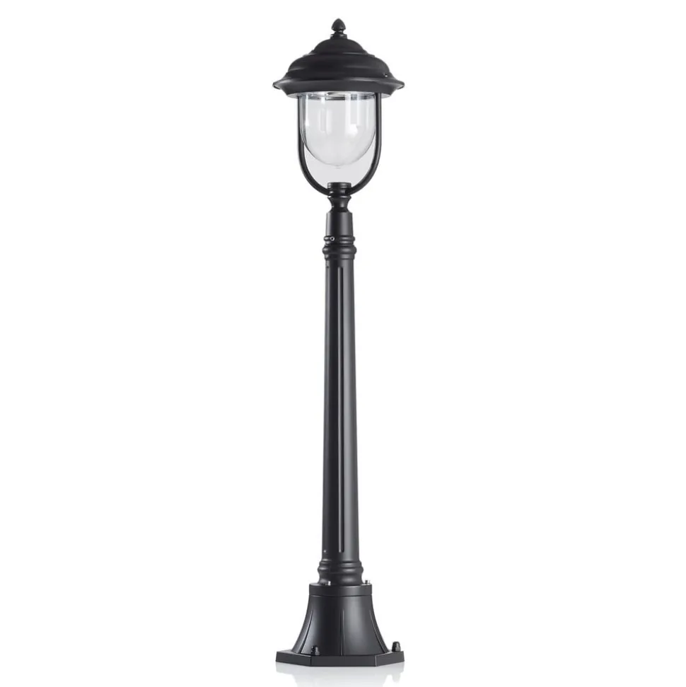 Romantische padlamp PARMA, zwart