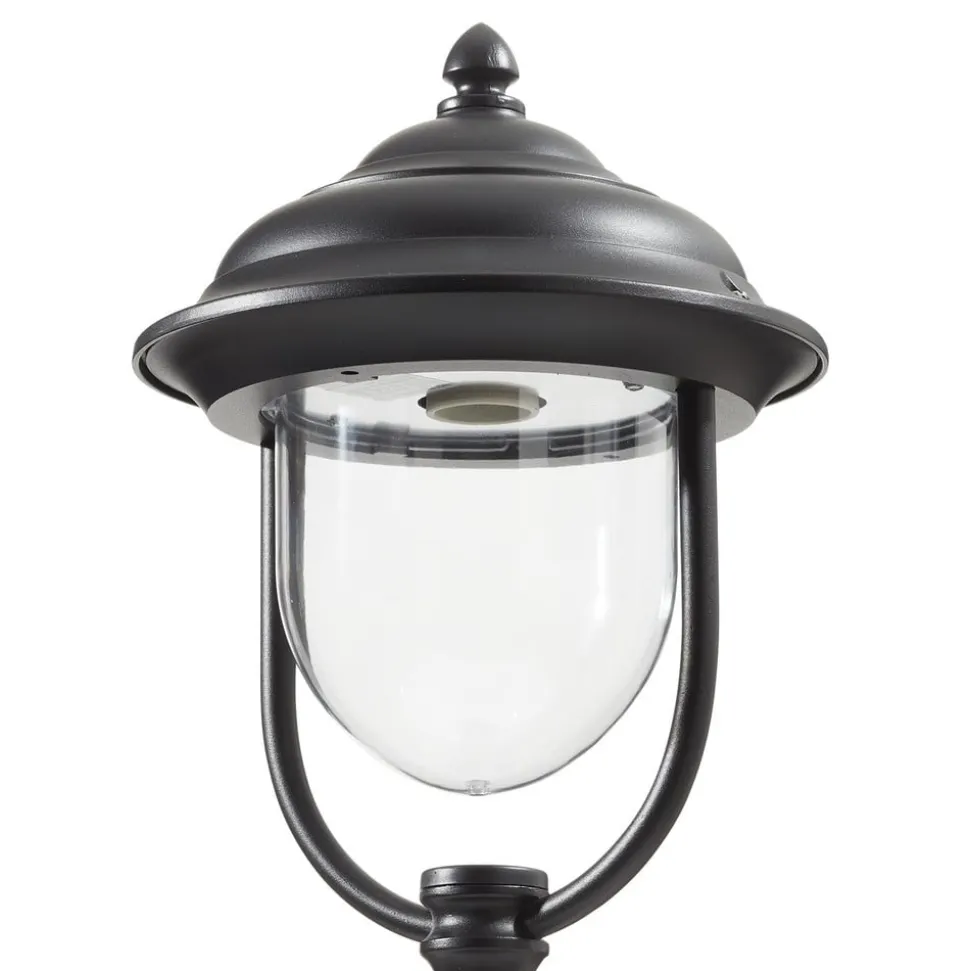 Romantische padlamp PARMA, zwart