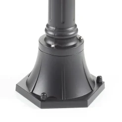 Romantische padlamp PARMA, zwart