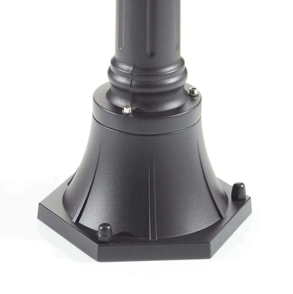 Romantische padlamp PARMA, zwart