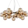Ronde hanglamp Dallas, goud