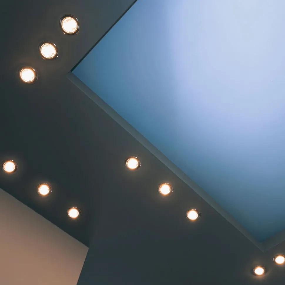 Ronde inbouwlamp Jura in nikkel mat