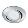 Ronde LED inbouwspot Rila in chroom
