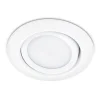 Ronde LED inbouwspot Rila in wit