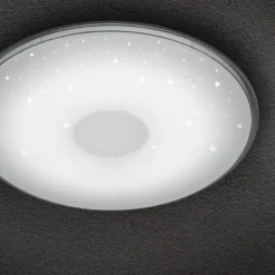 Ronde LED plafondlamp Shogun met glinsterlook