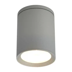 Ronde plafondspot Minna in zilvergrijs