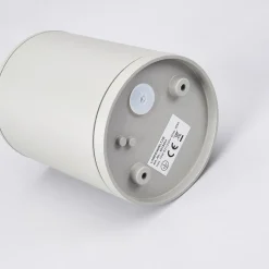 Ronde plafondspot Minna in zilvergrijs