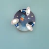 Rondell Space Mission plafondlamp, blauw