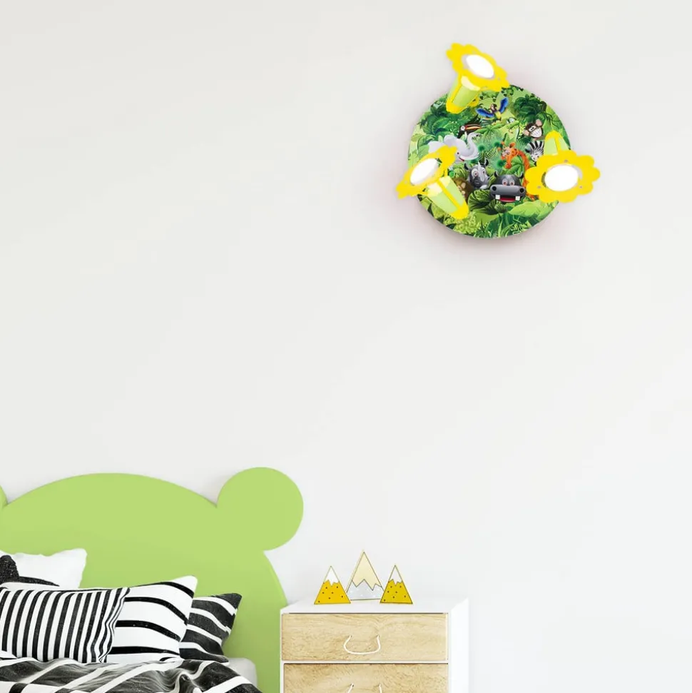 Rondell wandlamp Wildnis