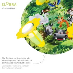 Rondell wandlamp Wildnis