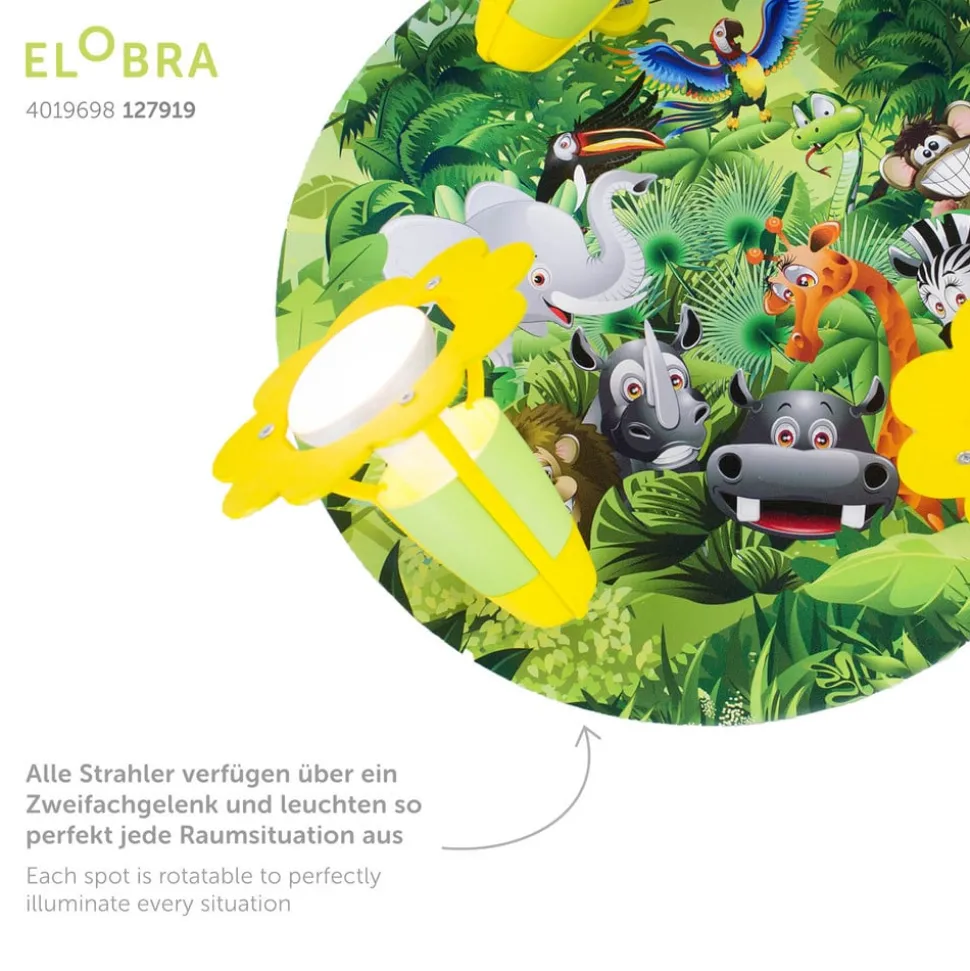 Rondell wandlamp Wildnis