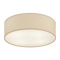 Rondo plafondlamp, beige, metaal, Ø 45 cm, E27