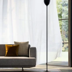 Rotaliana Drink LED vloerlamp, zwart mat