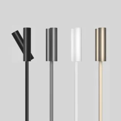 Rotaliana Tobu F1 vloerlamp, 3000K, 90°, wit