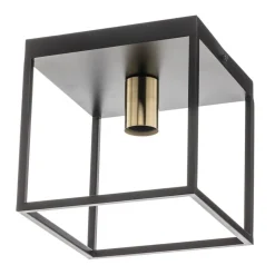 Ruben plafondlamp, zwart