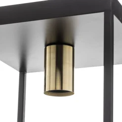 Ruben plafondlamp, zwart