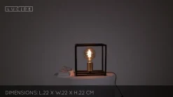 Ruben tafellamp, zwart