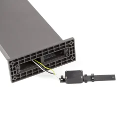 Ruka LED tuinpadverlichting met houten element, 60 cm