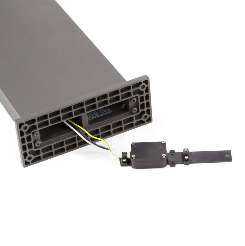 Ruka LED tuinpadverlichting met houten element, 60 cm