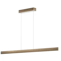 Runa LED hanglamp, brons, lengte 152 cm