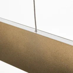 Runa LED hanglamp, brons, lengte 152 cm