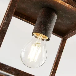 Rustieke plafondlamp Emin met metalen armatuur