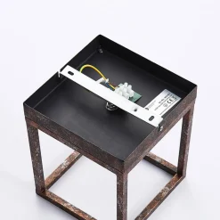 Rustieke plafondlamp Emin met metalen armatuur