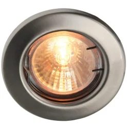 Rvs MR16-inbouwspot 12V, niet zwenkbaar