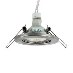 Rvs MR16-inbouwspot 12V, niet zwenkbaar