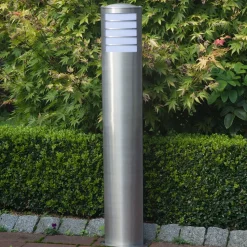 Rvs tuinpadverlichting Todd voor spaarlamp