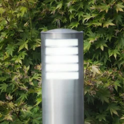 Rvs tuinpadverlichting Todd voor spaarlamp