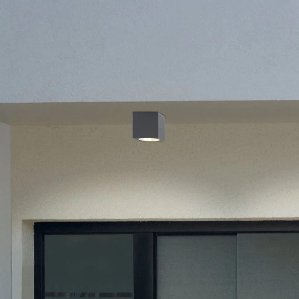 RZB HB 111 LED buiten plafondlamp hoekig 830 19°