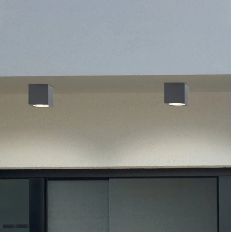 RZB HB 111 LED buiten plafondlamp hoekig 830 19°