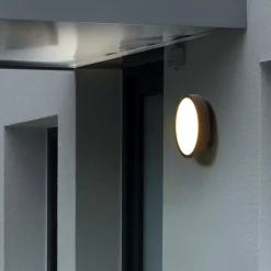 RZB HB 108 LED buitenwandlamp cirkel, frontaal