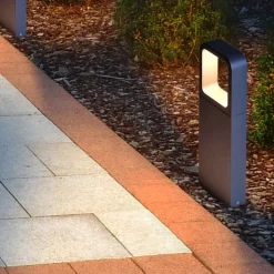 RZB HB 202 LED sokkellamp antraciet hoogte 35cm