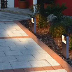 RZB HB 202 LED sokkellamp antraciet hoogte 35cm