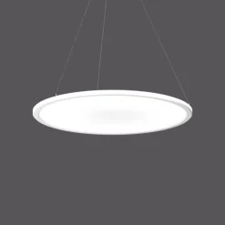 RZB Sidelite Eco hanglamp Ø 58cm opaal 4.000 K