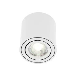 Sabonis Oppervlakte downlight, GU10, aluminium, wit