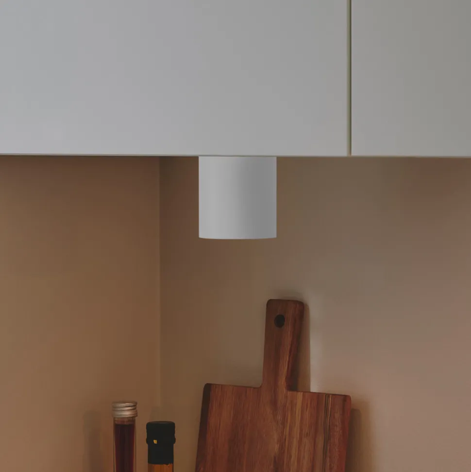 Sabonis Oppervlakte downlight, GU10, aluminium, wit