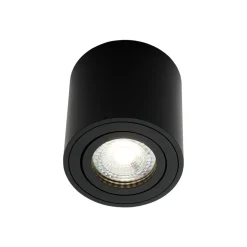 Sabonis Oppervlakte downlight, GU10, aluminium, zwart