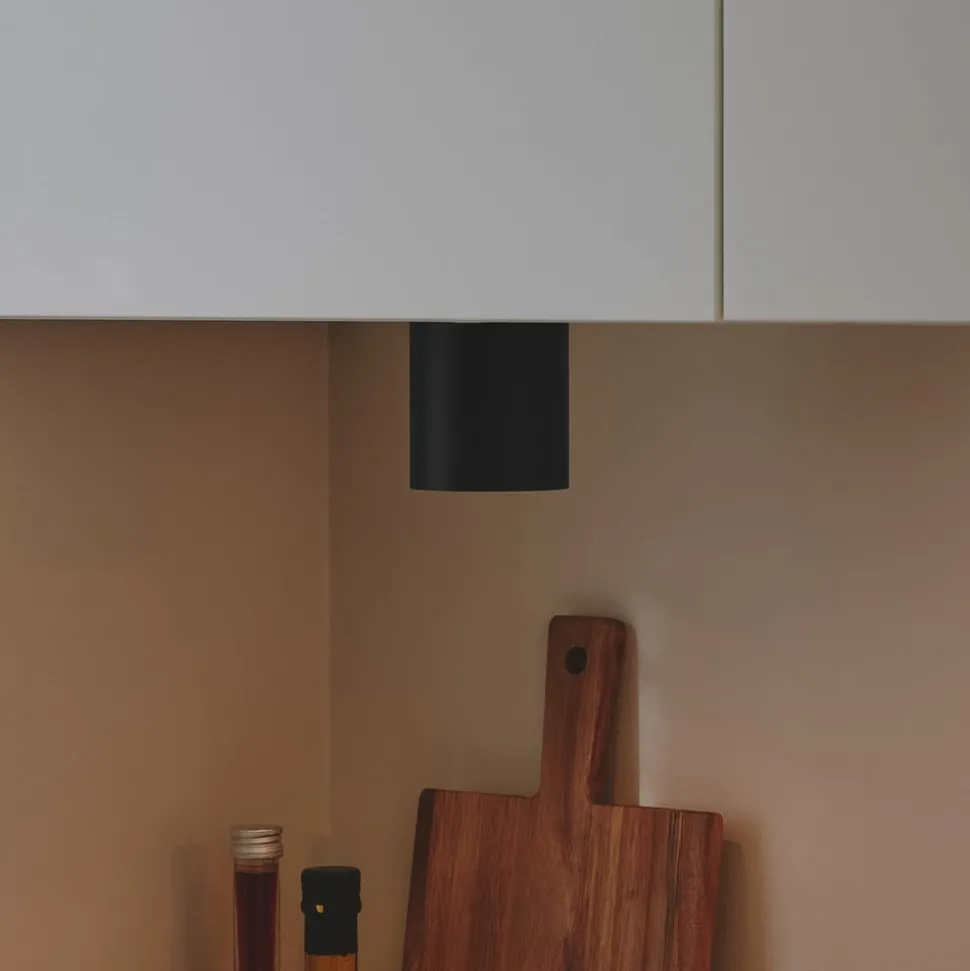 Sabonis Oppervlakte downlight, GU10, aluminium, zwart