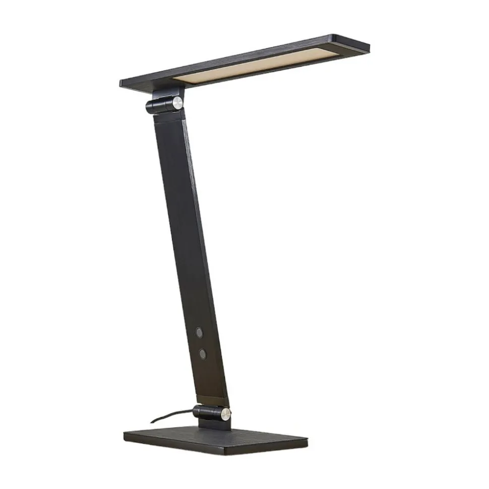 Salome - dimbare LED bureaulamp, zwart