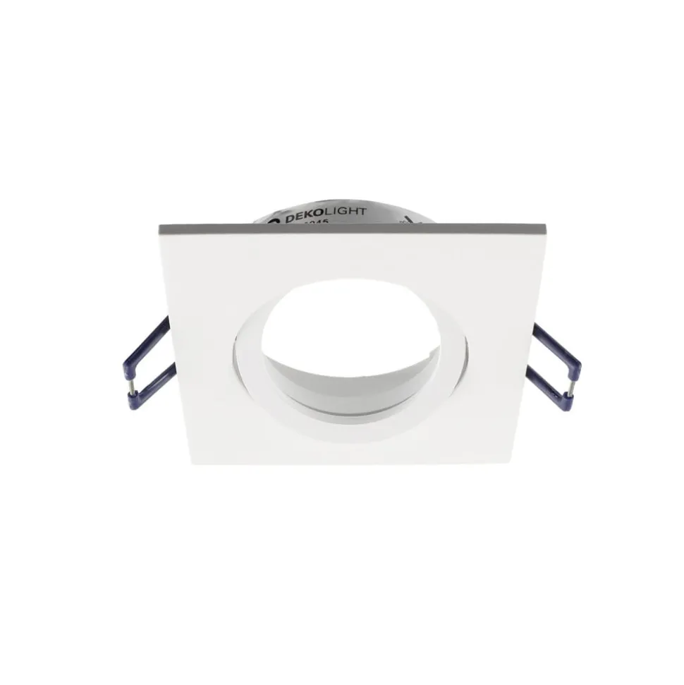 Samsola plafond inbouwlamp, wit, 9 x 9 cm, metaal