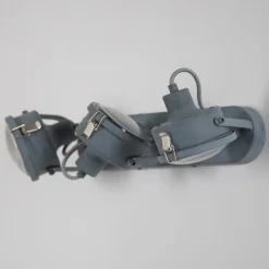 Satelliet industriële plafondlamp in grijs