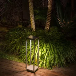 Saura LED sokkellamp op zonne-energie met bewegingsmelder