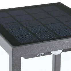 Saura LED sokkellamp op zonne-energie met bewegingsmelder