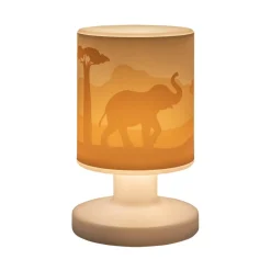 Scandi Savanne LED oplaadbare tafellamp, oranje, 21 cm