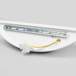 Schaalvormige gipsen wandlamp Guilia